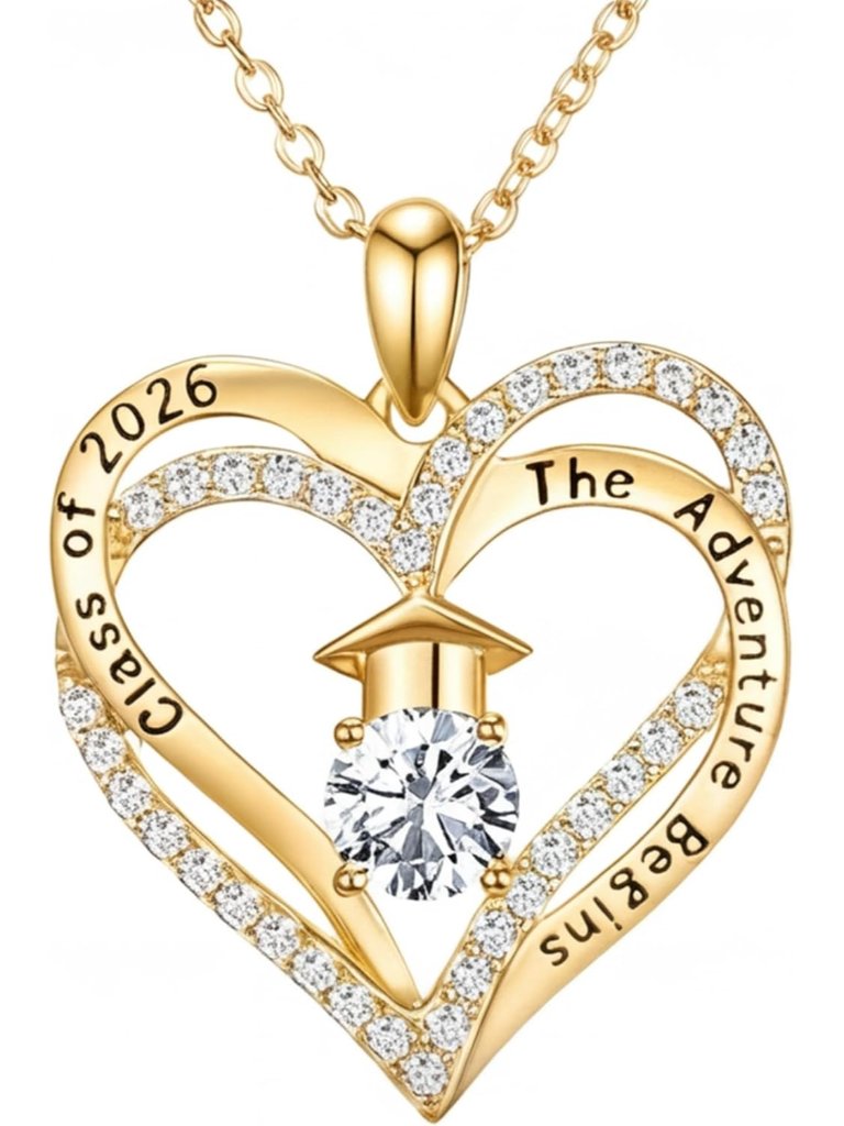The Adventure Begins S925 Graduation Gifts For Her 2025, 5a Cz Graduation Cap Do